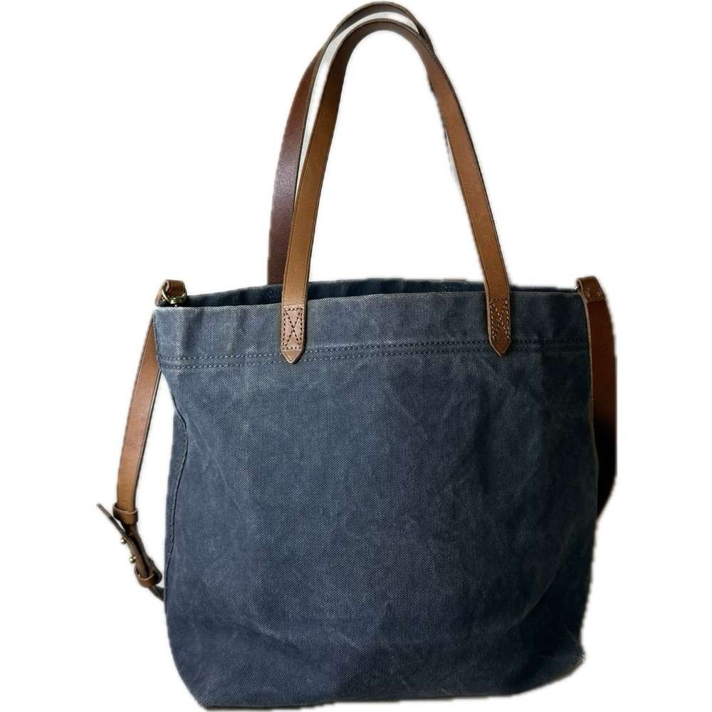 MADEWELL The Canvas Medium Transport Tote Canvas bag Leather Straps *SOLDOUT - Picture 2 of 11